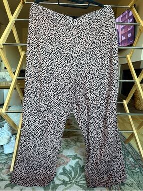 O’Neil Wide Leg Leopard Print Pants